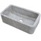Novatto Single Bowl Kitchen Sink in Carerra White Marble with Natural Chiseled Apron NKS-SBNCW - alternate 9